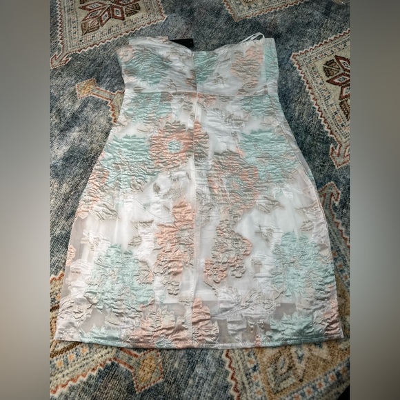 Lulu's Floral Mini Dress in Pastel Hues - Picture 7 of 7